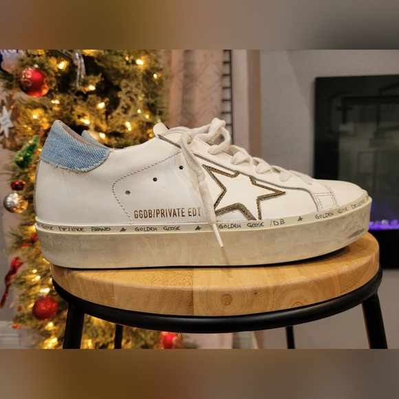 Golden Goose Sneakers, Hi Star, Plataform, Size 38, Perfect Condition - Picture 3 of 12